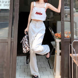 刺繍ビスチェデニムセットアップ