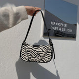 ゼブラバケットバッグ