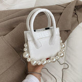 パールチェーンハンドバッグ
