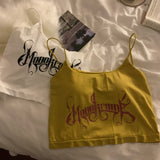 カップ付きロゴキャミソール