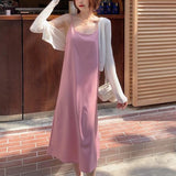 シンプルキャミワンピース