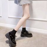 厚底レトロローファー