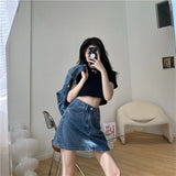 シンプルデニムセットアップ