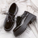 厚底レトロローファー