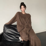 モヘアニットスカートセットアップ