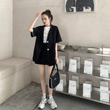 【7色展開】半袖シングルジャケット