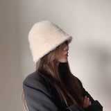 アンゴラブレンドバケットハット