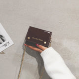 エナメルMINIチェーンバッグ