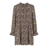 レトロフラワーミニワンピース