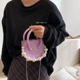 パールチェーンハンドバッグ