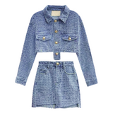 ダメージデニムセットアップ