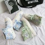 ハイカットマーブルスニーカー