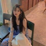 小花柄ギャザーキャミワンピース