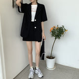 【7色展開】半袖シングルジャケット