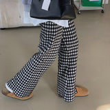 千鳥柄ニットパンツ