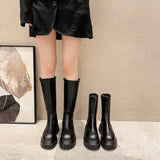 厚底ソールサイドゴアブーツ