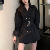 ボリュームスリーブミディトレンチコート