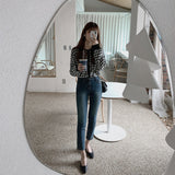 ギンガムチェックカーディガン