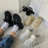 厚底ダッドスニーカー