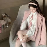 ジャケット+プリーツスカートセットアップ【単品販売】