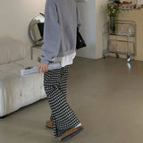 千鳥柄ニットパンツ