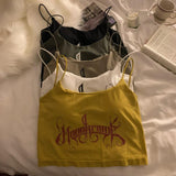 カップ付きロゴキャミソール