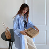 カラーオーバーシャツ