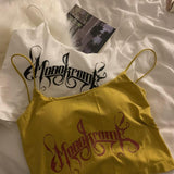 カップ付きロゴキャミソール