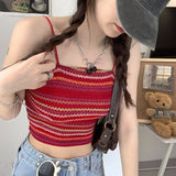 カラーボーダーキャミソール