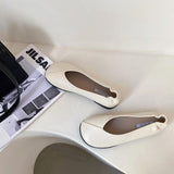 シンプルフラットパンプス