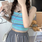 カラーボーダーキャミソール
