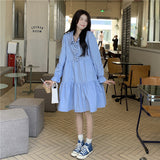 トリオフラワーシャツワンピース