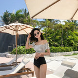 シャーリング水着 2点セット