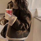 ボアスエードジャケット