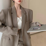 オーバージャケット&センタースリットパンツセットアップ【単品販売】