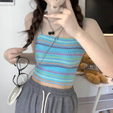 カラーボーダーキャミソール