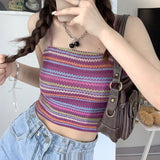 カラーボーダーキャミソール