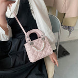 スクエアキルティングミニバッグ