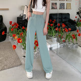 ハイウエストストレートカラーパンツ