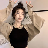 配色タンクトップ+ボレロ