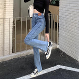 センターラインスリットデニム