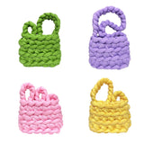 【7色展開】もこもこ手編みショルダーバッグ