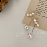 バックロングパールピアス