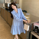 トリオフラワーシャツワンピース