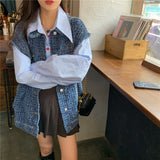 フリンジデニムベスト&シャツセット【単品販売】