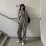 クロップドジャケットセットアップ