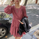 クラシックフラワーワンピース