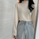 【19色展開】ベーシックハイネックトップス