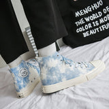 ハイカットマーブルスニーカー