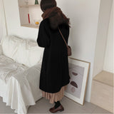 ウールブレンドロングコート